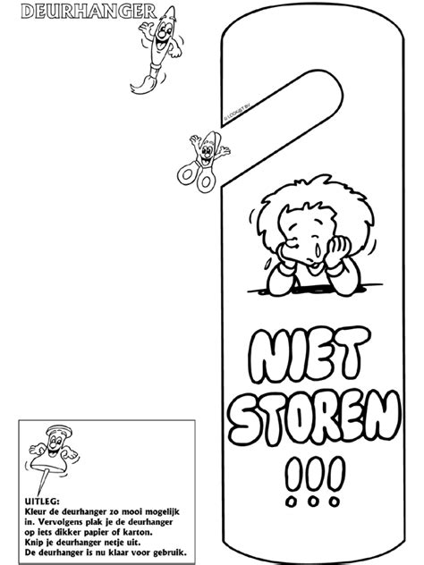 Mewarna10 Kleurplaten Van Niet Storen