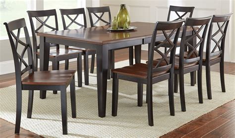 Rani Two Tone Extendable Rectangular Dining Room Set From Steve Silver Ra500t Coleman Furniture