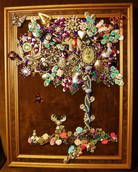 Jewelry Art Tree Of Life Full Of Sparkle And Life Signed By Artist