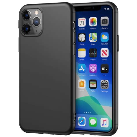 For iphone 11 pro max. Flexi Slim Stealth Case for Apple iPhone 11 Pro Max (Black)