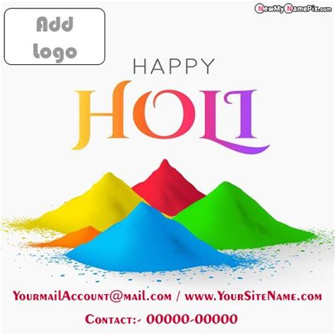 Company Logo Create Happy Holi Wishes Pictures Download Free