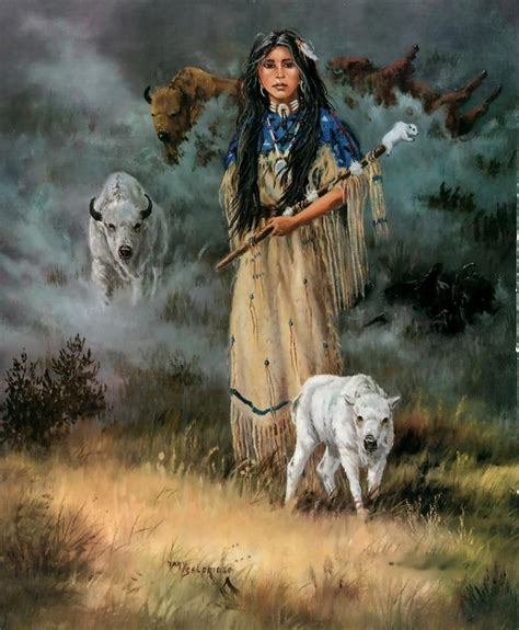 White Buffalo Calf Woman Message Part 1 And 2 Native American Artwork