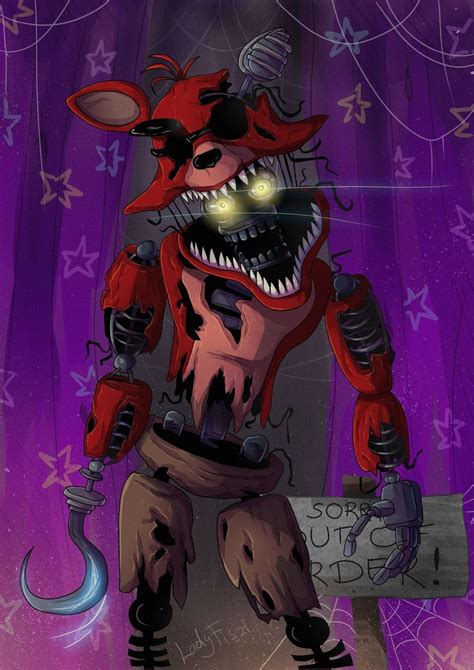 Foxy Five Nights At Freddys Coloring Pages Freddy Nights Five