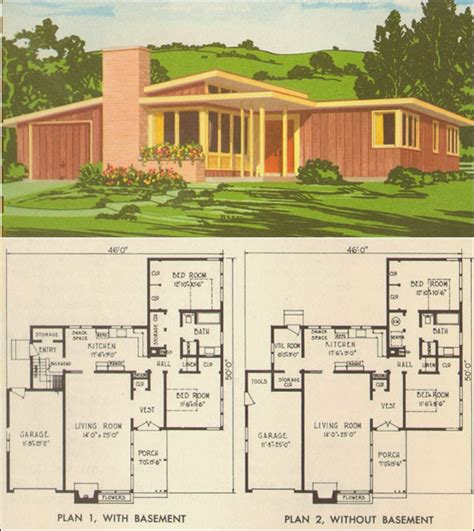 44 Original Mid Century Modern House Plans Happy New Home Floor Plans