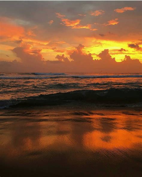 Amazing Sunset Hikkaduwa Sri Lanka Photo By Misslucefer