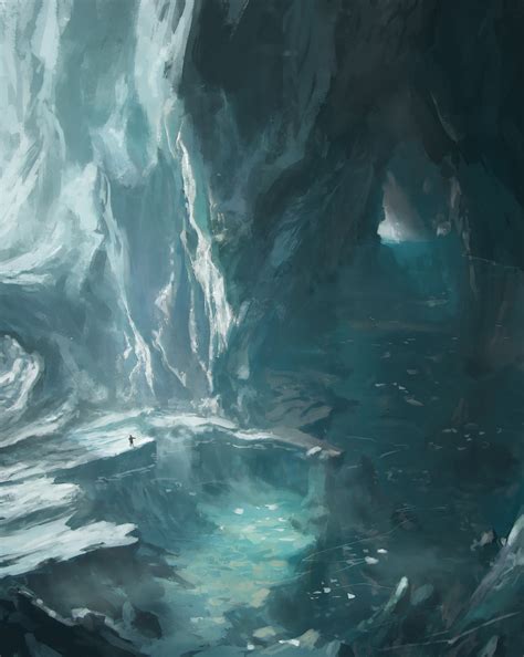 Artstation Deep Ice Cavern