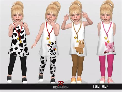 Farm Outfits For Girls 01 By Remaron At Tsr Sims 4 Updates