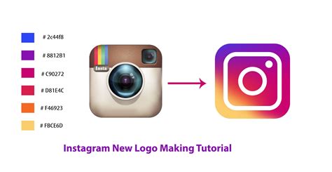 Pin On Instagram Logo Redesign In Adobe Photoshop