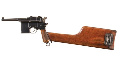 Mauser Bolo Broomhandle Pistol With Stock Rock Island Auction