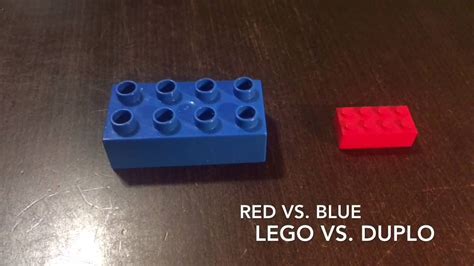 Red Vs Blue Lego Vs Duplo Youtube