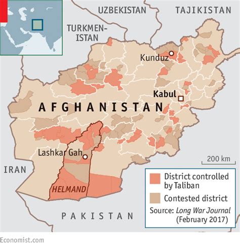 Taliban Control Map Mapping The Advance Of The Taliban In Afghanistan