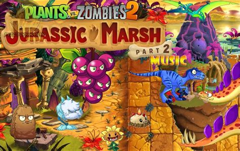 Plants Vs Zombies 2 Jurassic Marsh Ultimate Battle Music Youtube