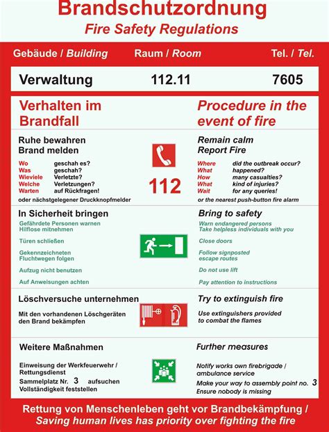 1 freie universität berlin brandschutzordnung (teil b, din 14096) brandverhütung allgemeines diese brandschutzordnung enthält regeln zur brandverhütung sowie anweisungen zum verhalten und zu erforderlichen maßnahmen bei ausbruch eines brandes. Brandschutzordnung - einebinsenweisheit