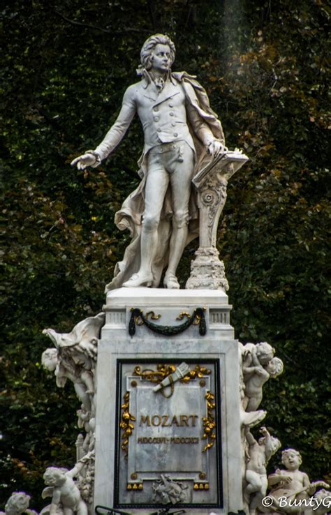 Mozart Statue In Vienna