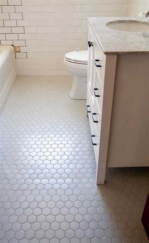 Mosaic Bathroom Floor Tiles Make A Big Impact In A Small Bathroom