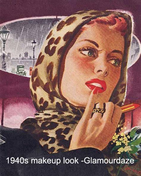 The History Of 1940s Makeup 1940 To 1949 Glamour Daze Vintage