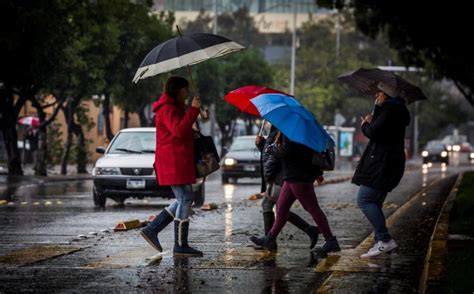 Se registran fuertes lluvias en cdmx. Clima: lluvia en ocho alcaldías de CdMx