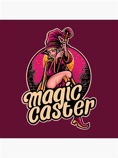 Pretty Magic Caster Witch Acrylic Block For Sale By Rachidsolution
