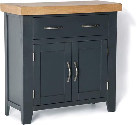 Roselandfurniture Chatsworth Blue Mini Sideboard Cabinet With Drawer