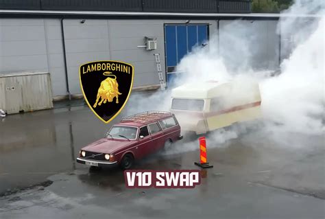 Lamborghini V Swapped Volvo Wagon Volvoghini Built By Gallardo
