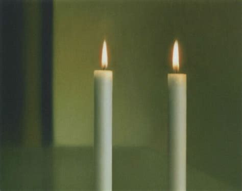Gerhard Richter Two Candles Zwei Kerzen 1982 Art Exhib Poster 24