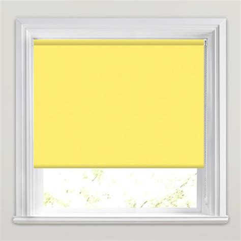 Vibrant Yellow Blackout Roller Blinds Made To Measure