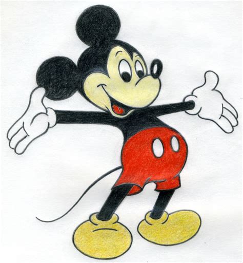 How To Draw Mickey Mouse ~ Mulberry