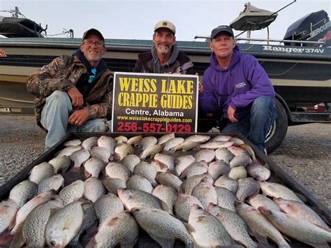 Alabama's weiss lake is on the coosa river in northeastern alabama. Weiss Lake Crappie Guides 2017 Photo Gallery Photo Gallery