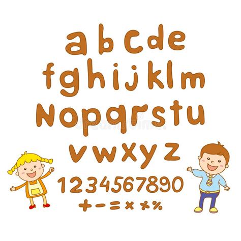 Abc Per Lalfabeto Dei Bambini Illustrazione Vettore Bambini
