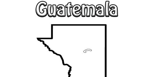 Mapa De Guatemala Colorear Imprimir Gratis Pdmrea