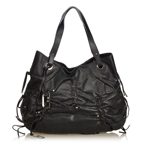 Check spelling or type a new query. Dolce & Gabbana Vintage - Leather Tote Bag - Black ...