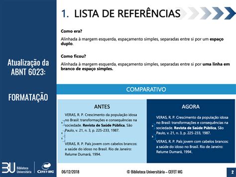 Leia Atentamente As Seguintes Afirmativas Sobre A Indicação Das Referências