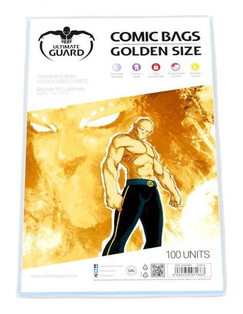 Comprar Ultimate Guard Comic Bags Golden Size Bolsas De C Mics Mil Comics Tienda De