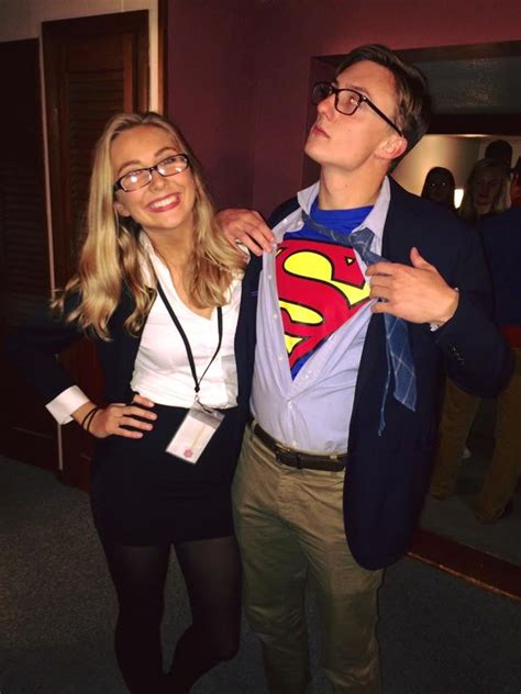 Lois Lane And Clark Kent Homemade Halloween Couples Costumes