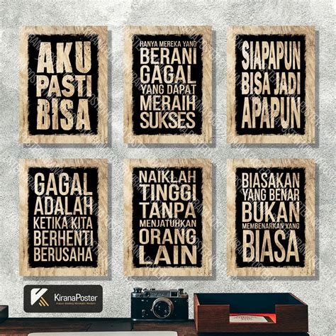 Jual Hiasan Dinding Motivasi Pajangan Dinding Poster Kayu Wall Decor 1419h Shopee Indonesia