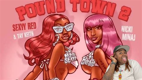 Sexyy Red Nicki Minaj And Tay Keith Pound Town 2 [official Audio] Reaction Youtube