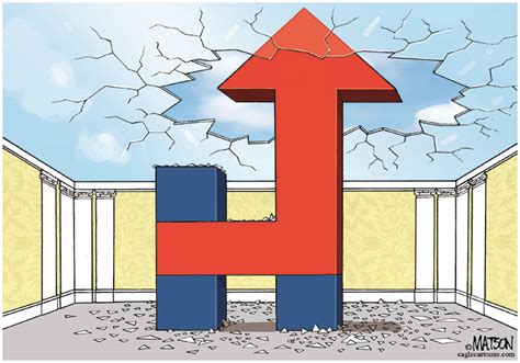 Cartoons Of The Day Hillary Clinton Breaks The Glass Ceiling