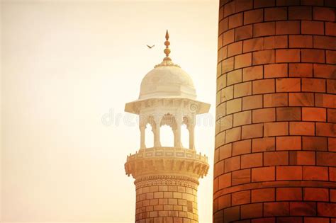 Part Of Roof Top Of Taj Mahal Stock Image Image Of Heritage Colorful