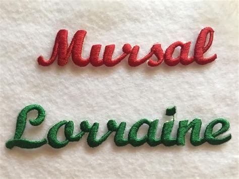 Patches Embroidered Names Iron On Free Style 2 Patches Any Name Custom
