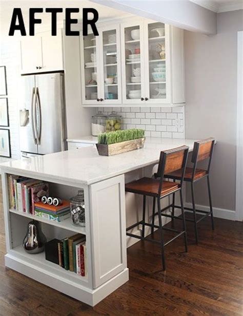 This decorating idea for a small kitchen will help to distract the eye view from the limited space in the kitchen. L Shaped Kitchen Layout With Breakfast Bar Best 25 L ...