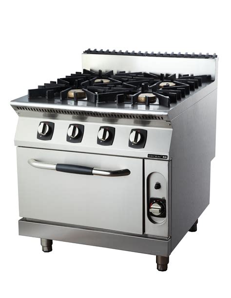 Commercial Four Burner Gas Oven With Cabinet Fg9xc40yn Lpg