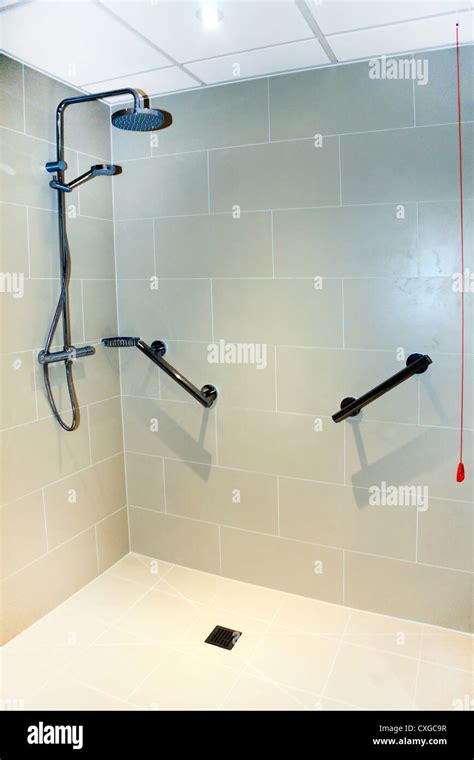 Shower In Hospital Bathroom And Emergency Pull Cord Ashtead Surrey