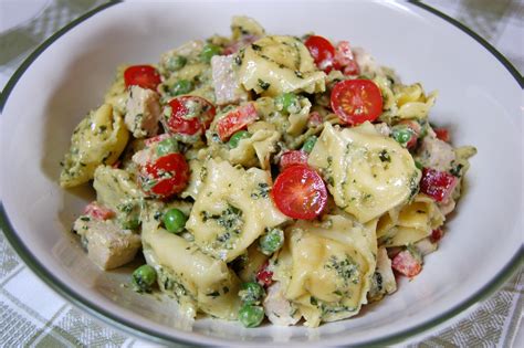 Chicken Pesto Tortellini Salad Cooking Mamas