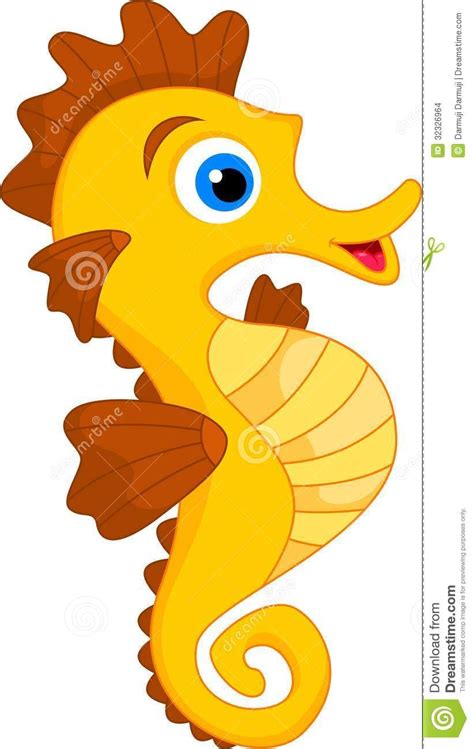 Cute Seahorse Cartoon Download From Over 63 Million High