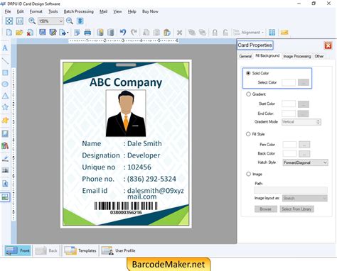Once you've finished your id card design, you can easily print your id card on your home printer and create an inexpensive lamination for it. ID card maker software | create printable company staff ...