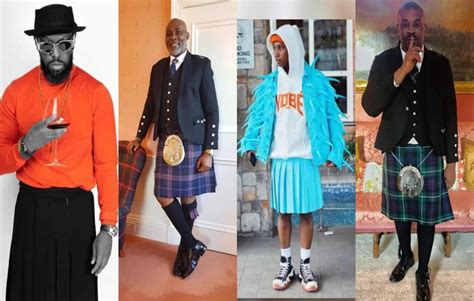 7 Male Celebrities Who Looked Great Wearing Skirt Outfits Kemi Filani