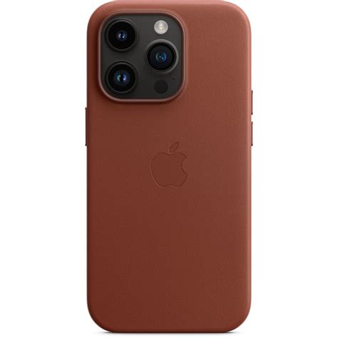 Buy Apple Iphone 14 Pro Leather Case Umber With Magsafe Online In Uae