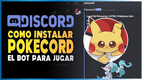 👀 Bot De PokÉmon En Discord Pokecord Para Jugar Pokémon En Discord