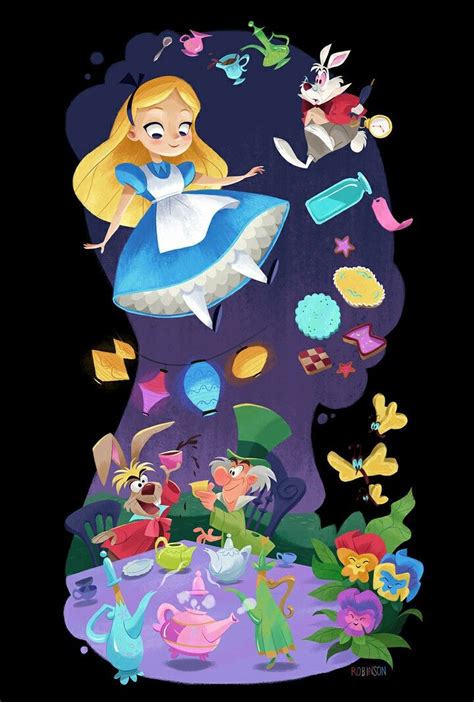 Pin By Disney Lovers On Alice In Wonderland Disney Fan Art Disney