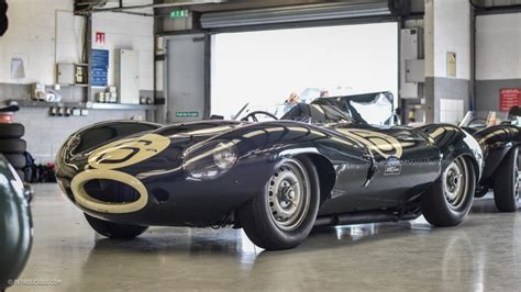 Jaguar D Type Wins The Infamous 1955 Le Mans 24 Hour Mike Hawthor
